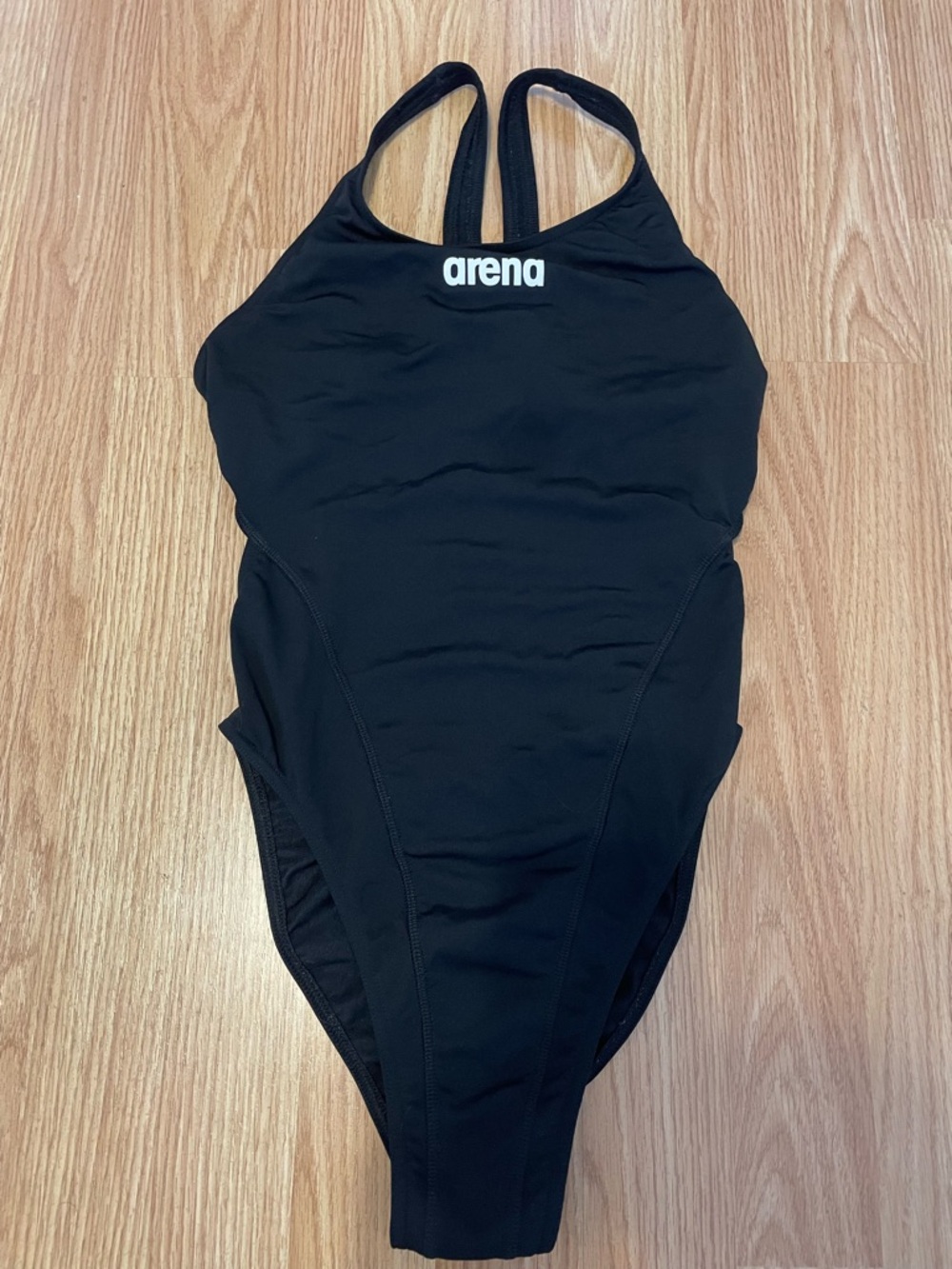 Barena Black Swim/Activewear Piece with White Logo